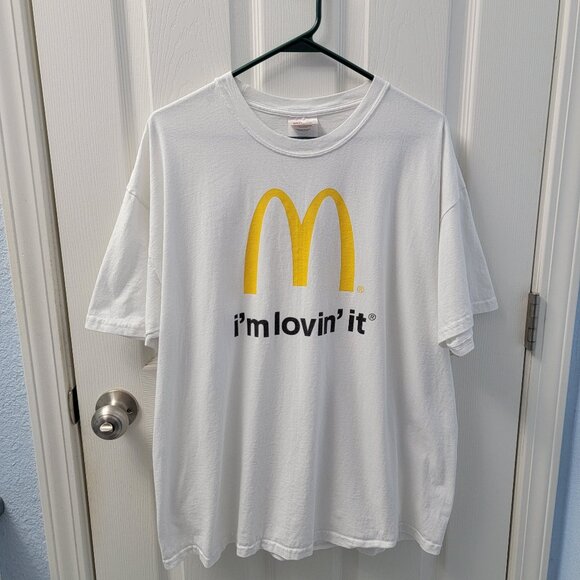 McDonalds Graphic Short Sleeve Tee Heavyweight White Size XL - Picture 2 of 10